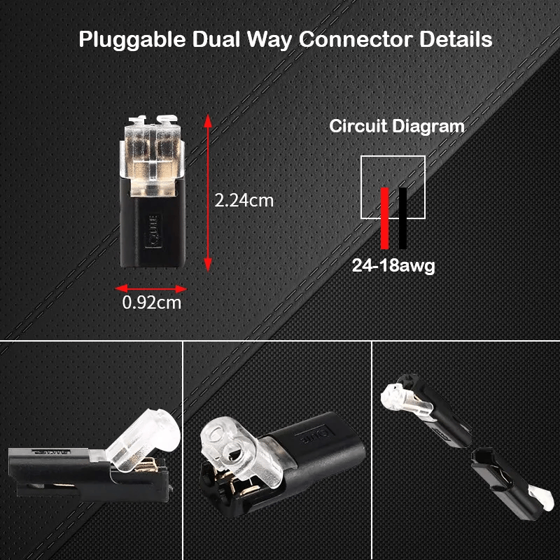 (🔥Last Day Promotion  - 49% off)2026 Double-wire Plug-in Connector With Locking Buckle(The more you buy, the more discounts you get)