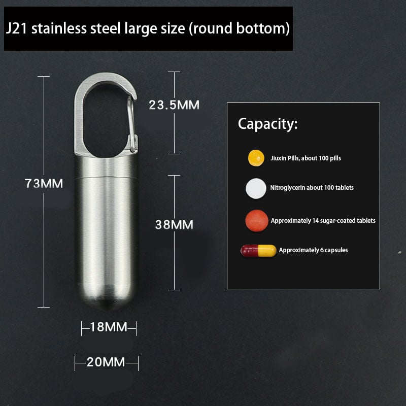 (🔥Last Day Promotion  - 49% off)2026-Moisture-proof and Waterproof Stainless Steel Sealed Storage Bottle